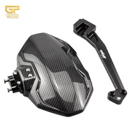 กันตีดหลัง Ninja400 Z400 บังโคลนหลัง กันตีดพร้อมอุปกรณ์ติดท้ายสั้น ดำ/เคฟล่า