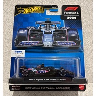 HOT WHEELS PREMIUM F1 2024 BWT ALPINE F1 TEAM - A524 #10