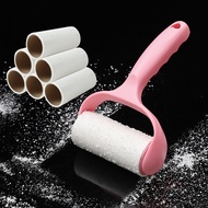 Tear-off roller lint remover and dust paper set Lint remover, lint roller, clothing dust remover, li