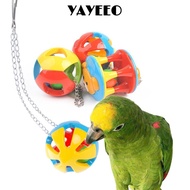 YAYEEO Bird Parrot Chew Ball  Funny Bird Cage Ornament Budgie Cockatiel Cage