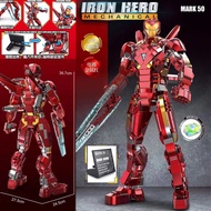[Ready Stock Fast Shipping] Compatible with Lego Building Blocks Blade Iron Man Anti-Hulk Mecha Robot Boy Figure Assembly Boy Toy
