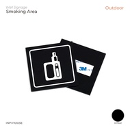Vape Logo Signage Decoration Allowed signage - Acrylic Board 8x8 cm