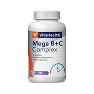 VITAHEALTH MEGA B+C COMPLEX 100S