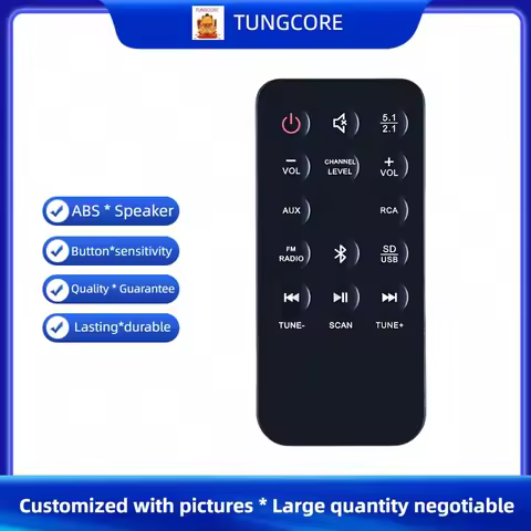 New Remote Control For Logitech 980-001328 RI0004 Z1206 5.1 Speaker System Bluetooth