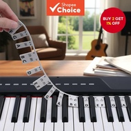 61-Key Piano Keyboard Note Guide Silicone Electronic Beginner's Five-Line Music Stick