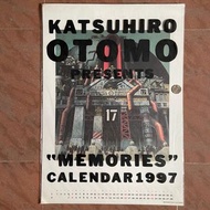[[罕有]] Katsuhiro Otomo 大友克洋 - " MEMORIES (回憶三部曲) " calendar 1997 日版 27x 16” [[[ 森本晃司 今敏 的《她的回憶》- 岡村天