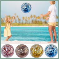 [Acc]Inflatable Glitter Beach Ball for Summer Water Activities Fun Safe Beach Ball Perfect for Pool Parties