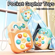 Baby Toys for 2-5 Years Old, Mini Fight Mole Play Toys, Happy Groundhog Handheld Popular Play Sensor
