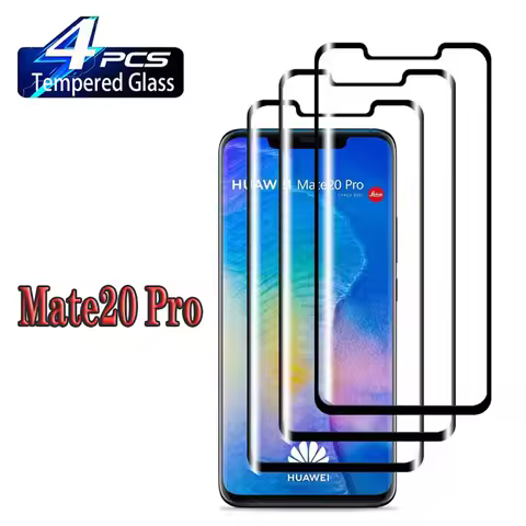 For Huawei Mate 20 Pro 2/4PCS 9H Curved Four Sides Glue Tempered Glass