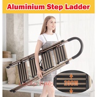 【Aluminium Alloy Ladder】Stool Step Foldable Ladder/ Stepsfitted anti-slip pad on each steps.Easy and Compact / Fireheart