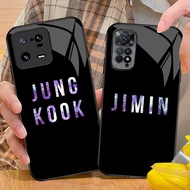 suga j-hope jungkook jimin Glass Phone Case For Xiaomi POCO X7 X3 X4 GT NFC X5 X6 PRO 5G F3 F4 F5 M3