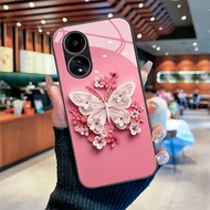 Ốp kính cho Oppo A58 5G / A78 5G dùng chung - 100 mẫu Ốp điện thoại lưng kính cường lực cao cấp GenZ