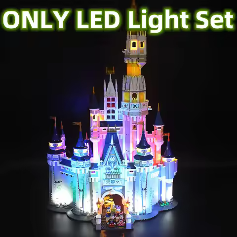 IN STOCK RC LED Light Set For Princess Castle Model Compatible With LEGO 71040 16008 Building Blocks