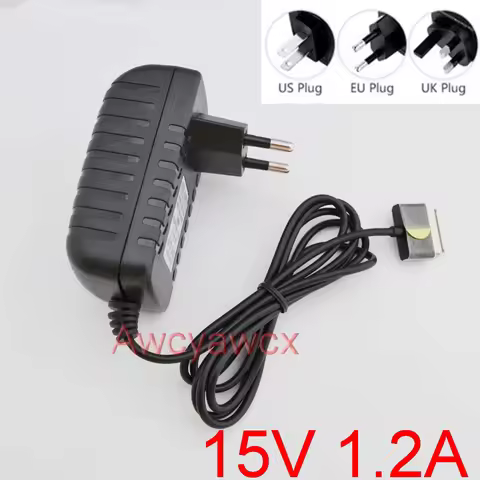 High quality 15V 1.2A Tablet Battery Charger for Asus Eee Pad Transformer TF700T TF101 TF201 TF300T 