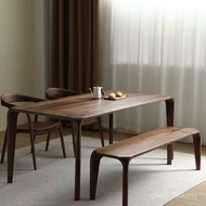 Stool Color Imported Bedside North American Change Shoes Walnut Solid Wood Strip Stool Dining Chair 