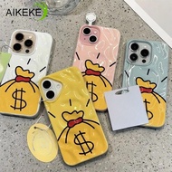 Simple Cartoon Money 3D Meteorite Phone Case For Vivo Y300 Plus Y300T Y29 Y29T Y29S Y28 Y28E Y28S Y2