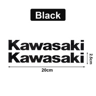 1pc KAWASAKI Motorcycle Sticker KAWASAKI Sticker Side Guardrail Laser Decal Waterproof Reflective KAWASAKI Motorcycle Sticker