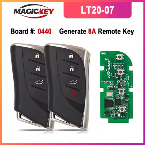Smart Car Key Lonsdor LT20-07 For Lexus LS500 LS500H ES300H ES200 312/314/315/433/434 Universal 8A G