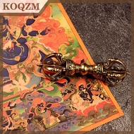 KOQZM Đồng thau cổ điển phong thủy thu nhỏ trang trí nội thất Phật Giáo ma thuật Pestle bức tượng đồ