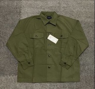 DESCENDANT JAPAN D-61M UTILITY WORK UNIFORM ARMY SHIRT JACKET DCDT DWU LOGO TAP FLAG MILITARY D61M C