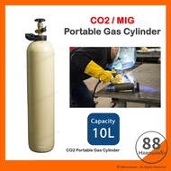 Portable Co2/Mini/Carbon Dioxide/MIG 10L Gas (Gas welding Besi/MIG Gas/CO2 Gas Kecil/CO2 Gas Tong