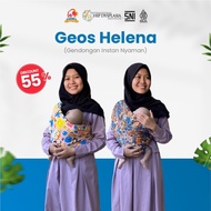 CUCI GUDANG!! Geos HELENA Gendongan Bayi Kaos Helena ORIGINAL | Gendongan Instan Nyaman
