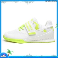 Unisex Fitness Shoes Hard Pulling Squat Training Shoes Professional Hook and Loop Weightlifting Shoe