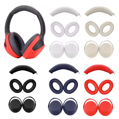 Headphone Cover for Sony WH-1000XM4 WH-1000XM3 Headphones Ear Pads Cushion Cover Soft Earpads Anti-S