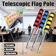 Flag Pole Leader Tour Guide Stick Pointer Telescopic Flag Pole Pole Pole Pole Tour
