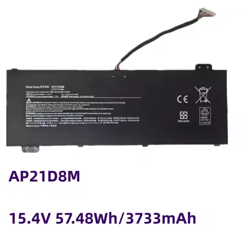 AP21D8M 15.4V 57.48Wh Laptop Battery For Acer NITRO 16 AN16-51 AN515-58-56CL V15 ANV15-51 N22C1 KT.0