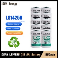 LS14250 1/2AA TL-5902 3.6V 1200mAh Lithium Battery For PLC Equipment CNC Alarm System Water Gas Mete