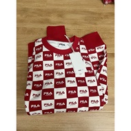 [GENUINE] FILA AUTHENTIC patterned sweatshirt size S (original 1 million 9)