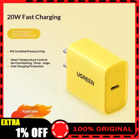 UGREEN CD249 20W Fast charging Charger Head Suitable for Apple MacBook Air laptops and phones with T