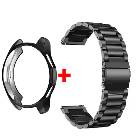 Band+Case for Samsung Galaxy Watch 6 5 4 44mm 40mm Classic 46mm 42mm Stainless Steel Bracelet Galaxy