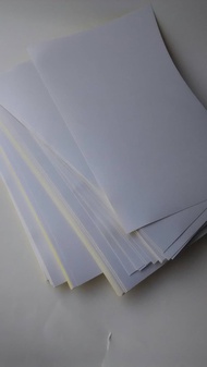 ►Flash Sale◄ 1 Rim = 500 Lembar Kertas Sticker Folio F4 Printable 215 x 33cm bisa di print HVS Chrom