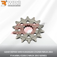 FRONT GEAR WR3 kawasaki ZX25R/NINJA 250 FI/KARBU/Z250 | NINJA 250 SERIES Motorcycle Original