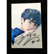 Bts bts bts Tian Jungkook Autograph Photo 20cm Star Merchandise