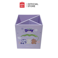 MINISO WE Bare Bears Collection Storage Box/Organizer with Pen Holder and Bookshelf/3-Slot Pen Holder/Storage Box Small