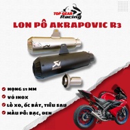 Akrapovic R3 exhaust - GP exhaust 51mm throat <TOPGEAR>