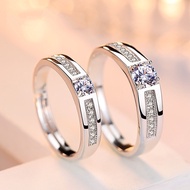 Nhẫn cặp Nam nữ thời trang phong cách hàn bạc Ý S925 NC15 -Phụ Kiện Thời Trang Việt