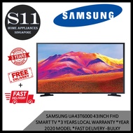 Samsung UA43T6000 43inch FHD Smart TV * 3 YEAR LOCAL WARRANTY * YEAR 2020 MODEL * FAST DELIVERY