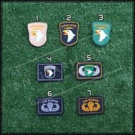 Rubber airborne badge Patch air borne rubber sticker