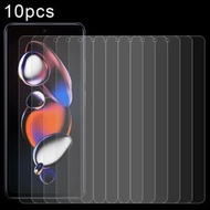 全城熱賣 - 適用於 小米 Redmi Note 12T Pro 10個一賣 0.26mm 9H 2.5D 半屏鋼化玻璃保護膜