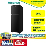 HISENSE 206L 2 DOOR REFRIDGERATOR RT218N4ABN FRIDGE