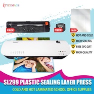 SL299 Film laminator Office Hot & Cold Laminator Machine With Paper Cutter + Corner Rounder + Film