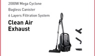 Panasonic MC-CL605 2000W Cyclone Bagless Canister Vacuum Cleaner