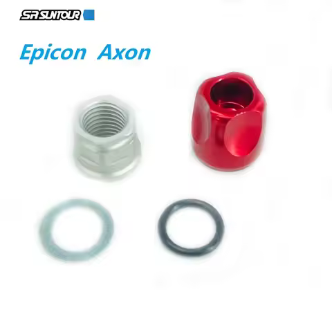 For SR SUNTOUR Epicon Axon Rebound Dial and Fixing Nut Front Fork Damping Rod Suspension Cartridge R