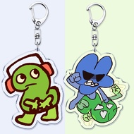 Cute Game BFDI BFB Keychains for Accessories Bag Bfdi Teardrop Sketchpad Two Four X Key Chain Ring G