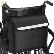 Wheelchair Bag Waterproof Wheelchair Pouch with Secure Reflective Strip Large Capacity Walker Storage Pouch SHOPCYC8447
