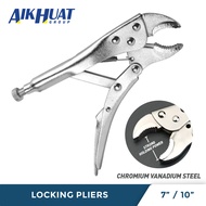 7" 10" Locking Plier Steel Grip Fastener Tightening Curve Jaw Wrench Hand Tool Playar Pengunci
